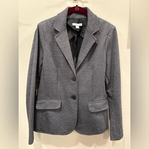 New York & Company Textured Gray Blazer size M
